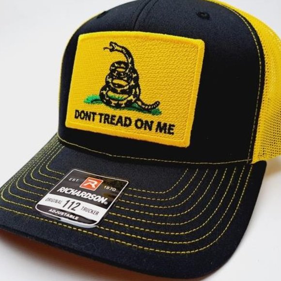 Retro Vintage Don\'t Tread On Me Gadsden Richardson 112 Embroidered Patch Hat Cap